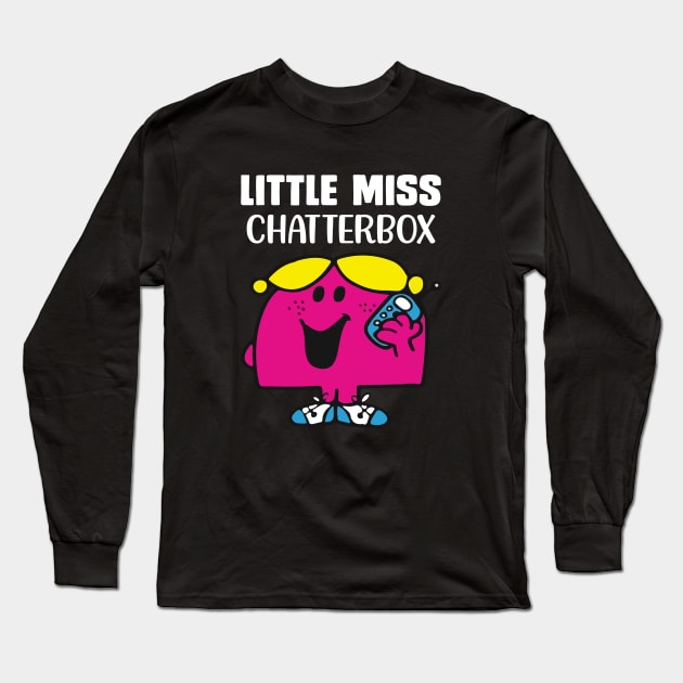 LITTLE MISS CHATTERBOX Long Sleeve T-Shirt by reedae